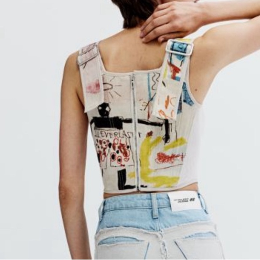 - Hm basquiat denim corset SALE TODAY - Picture 3 of 11
